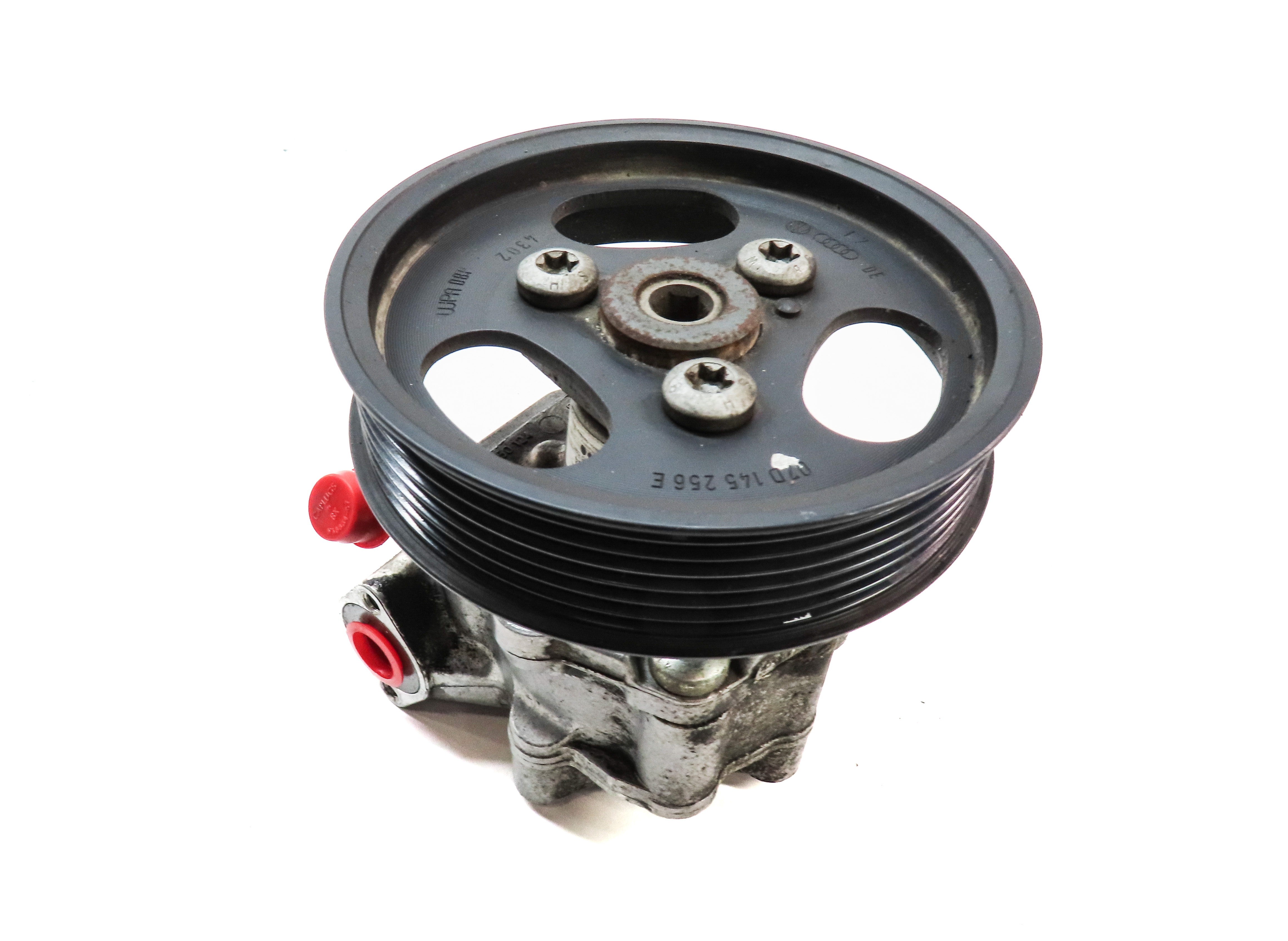 2011-2018 PORSCHE CAYENNE (958) 3.6L VR6 ENGINE - POWER STEERING PUMP w/ PULLEY — exact item pictured